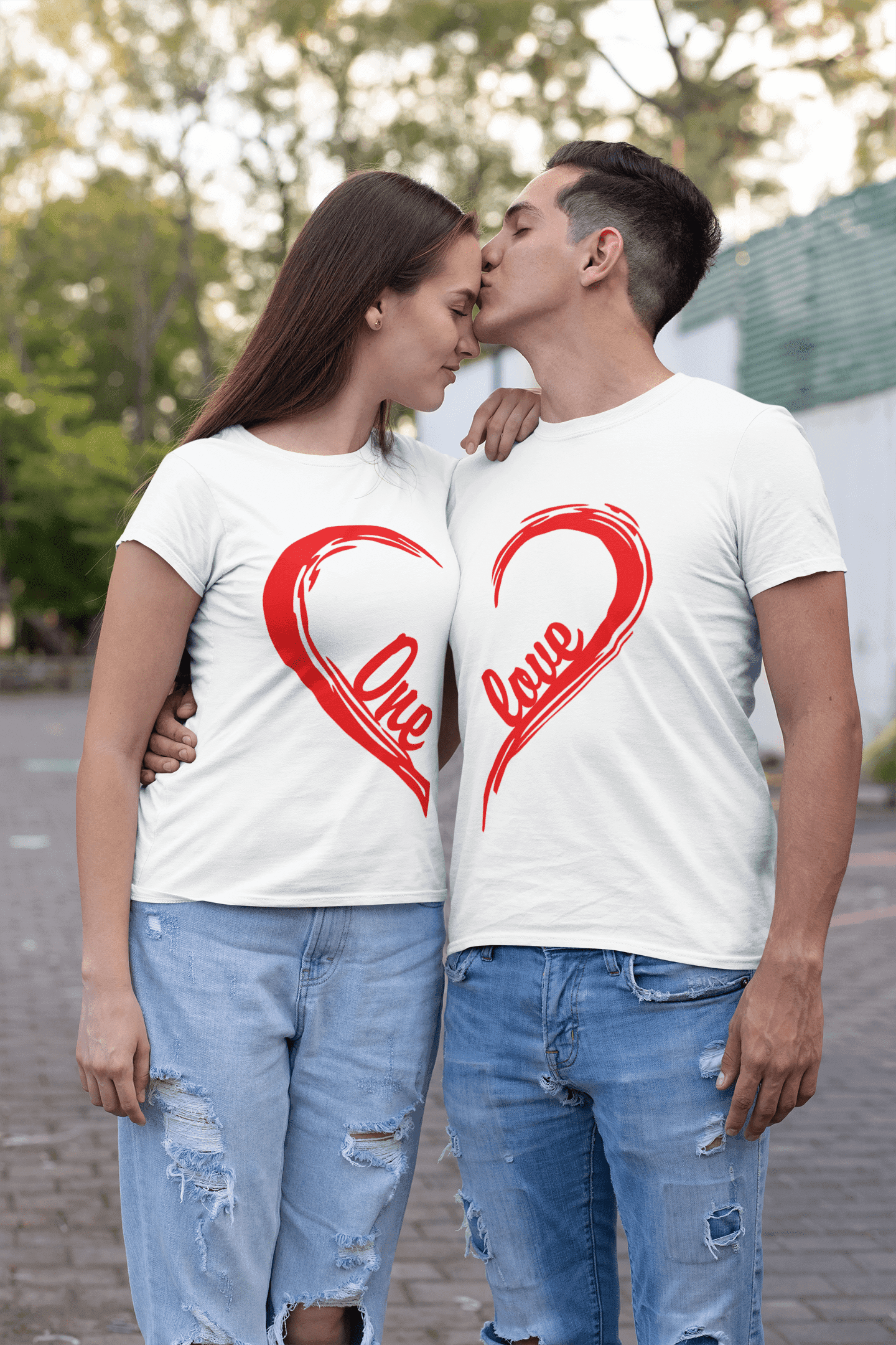 Trička pro páry One Love