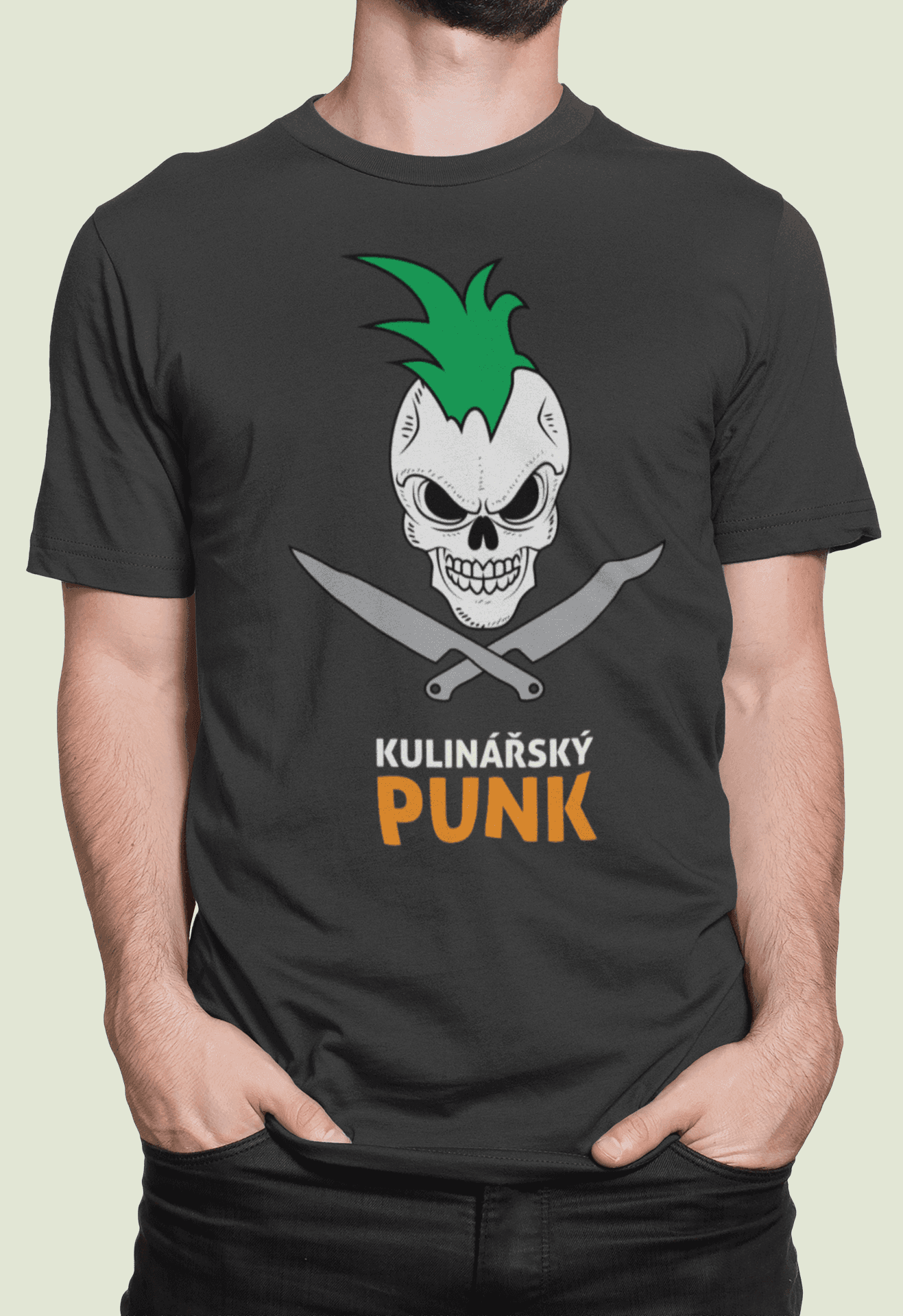Tričko s potiskem Kulinářský punk