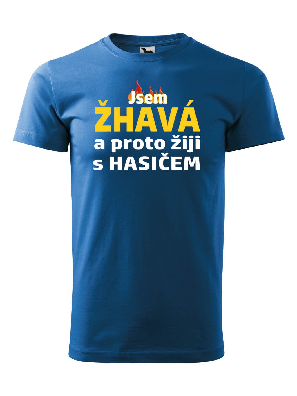 Tričko s potiskem Jsem žhavá