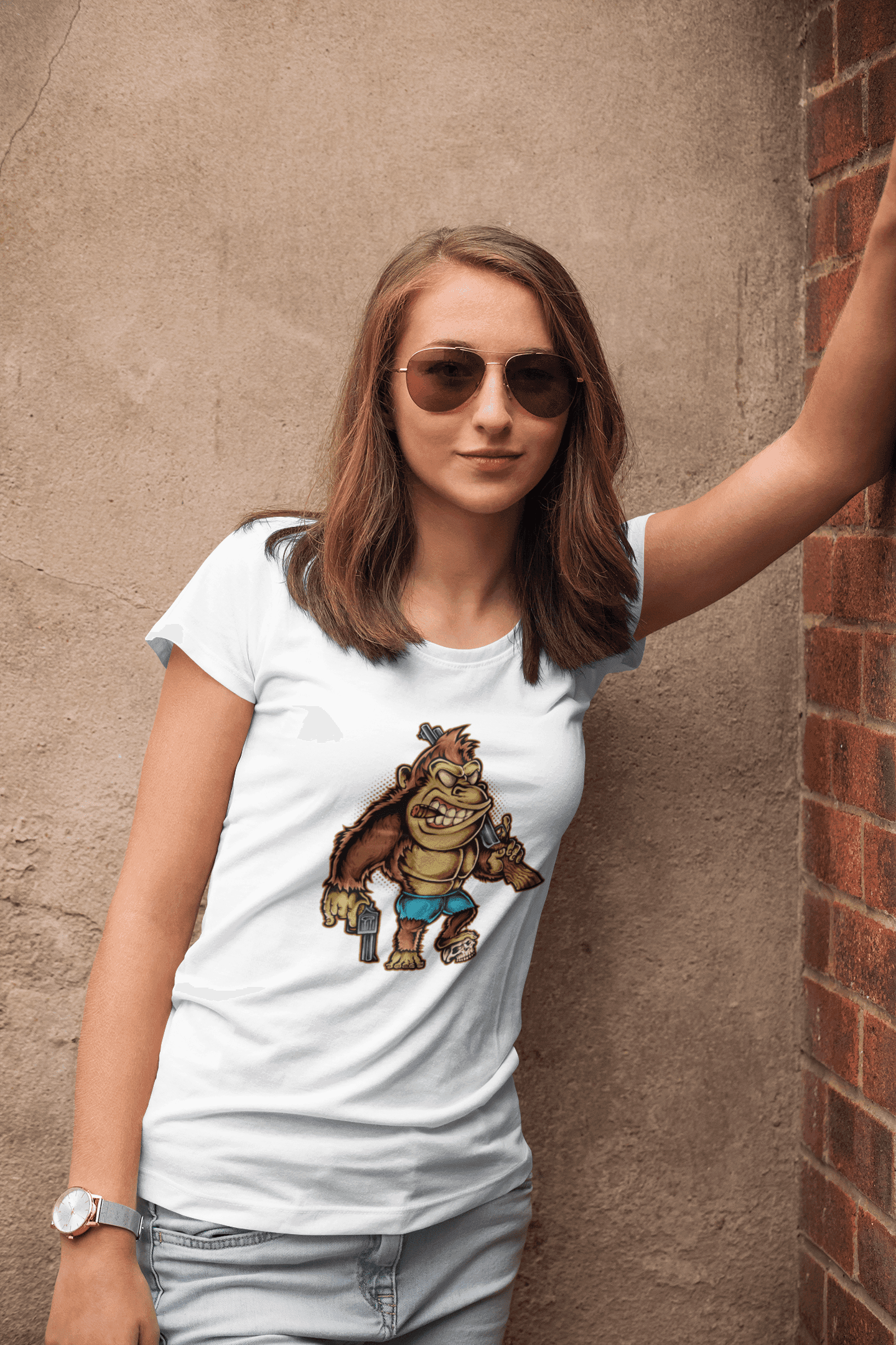 Tričko s potiskem King kong