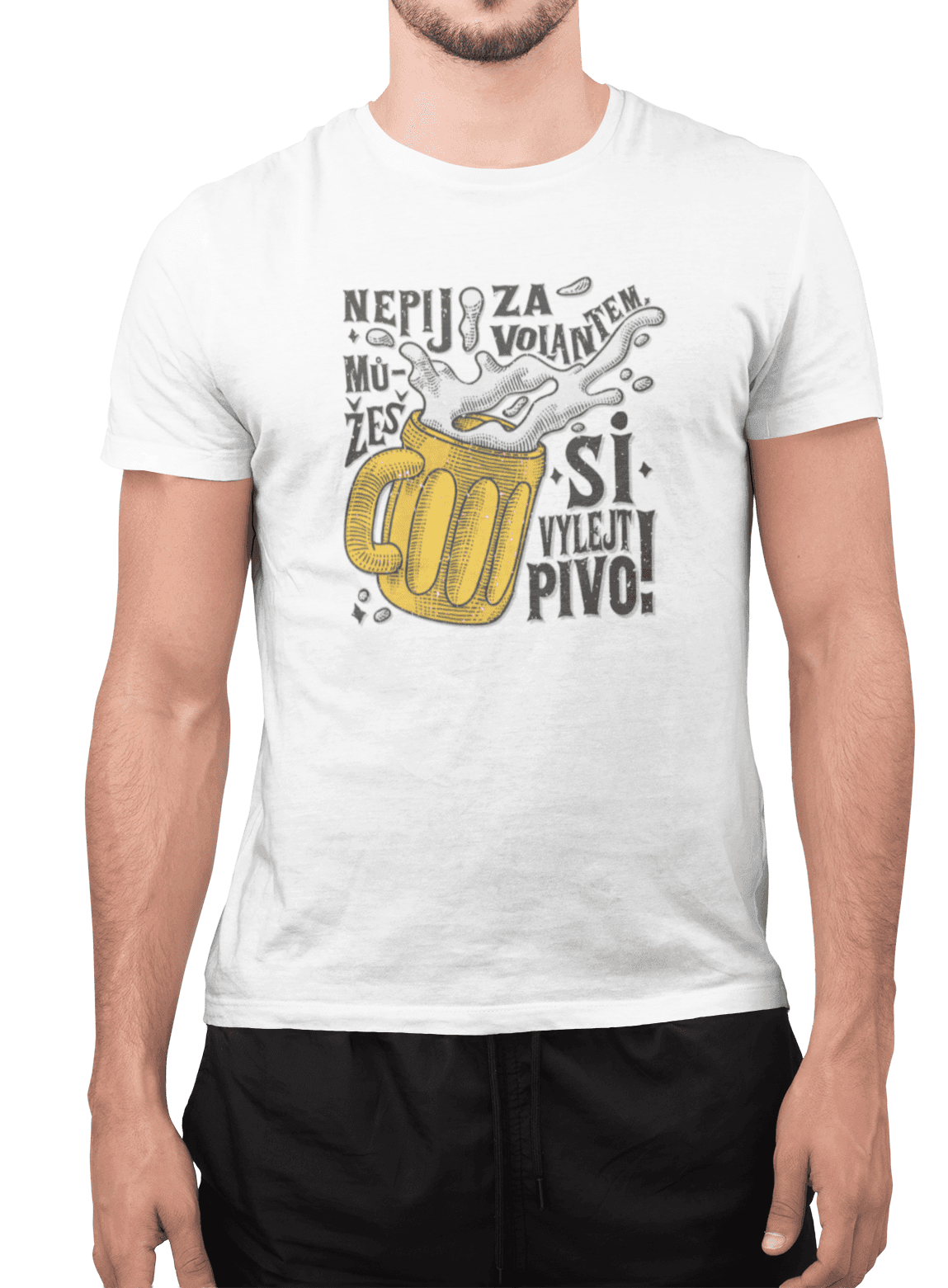 t shirt mockup of a man standing at a studio 2367 el1 min