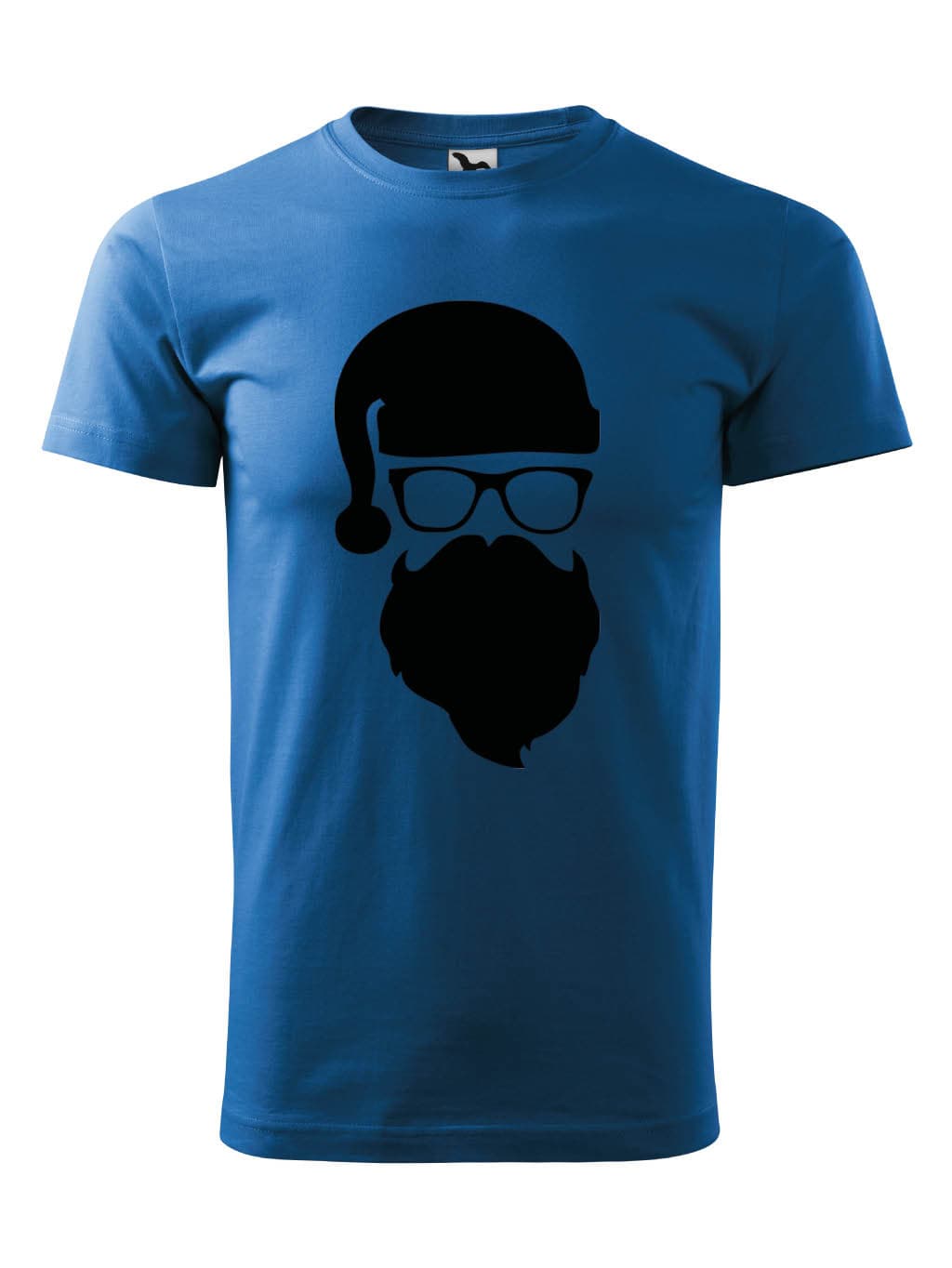 Tričko s potiskem Hipster Santa