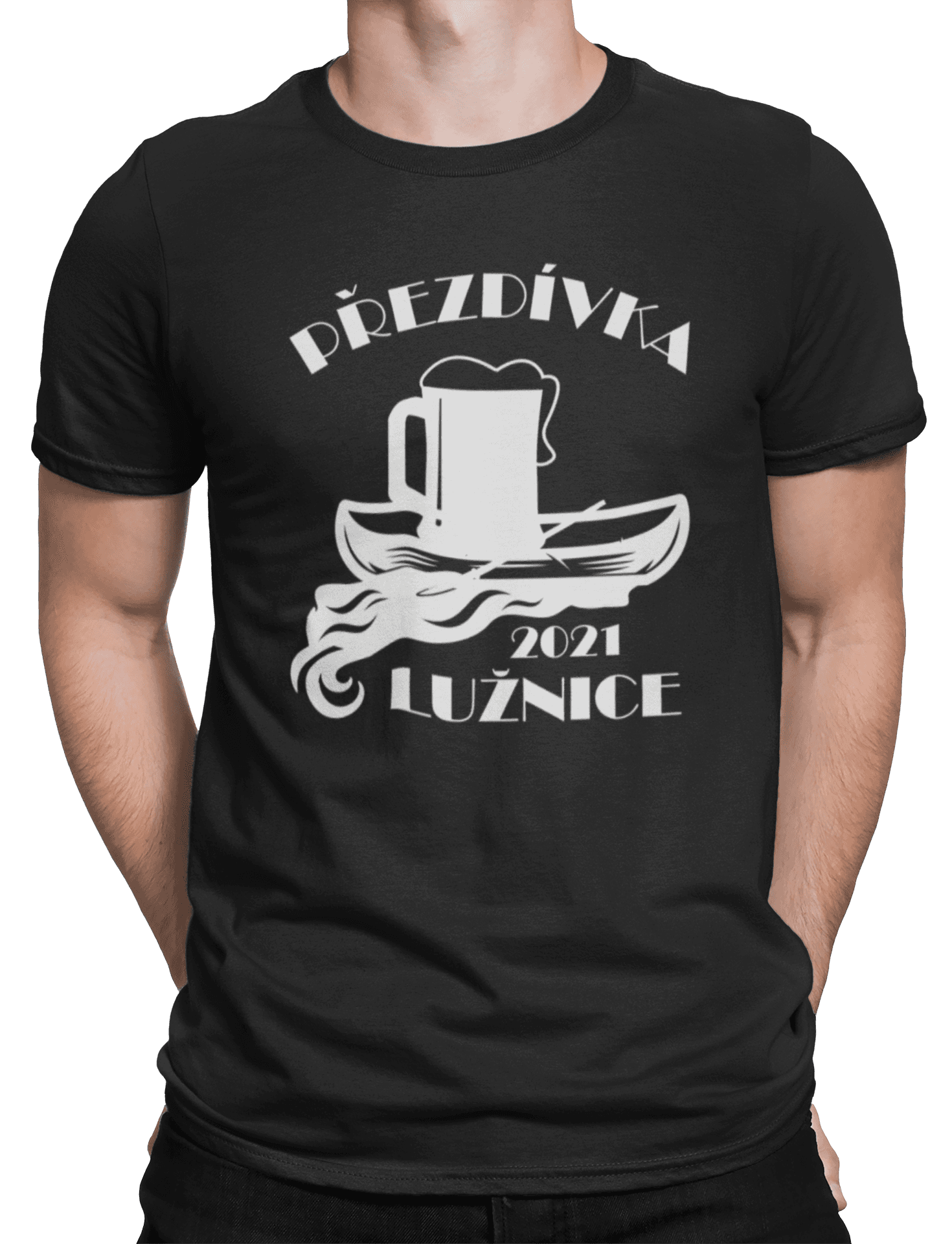 pivni lodka cerne triko