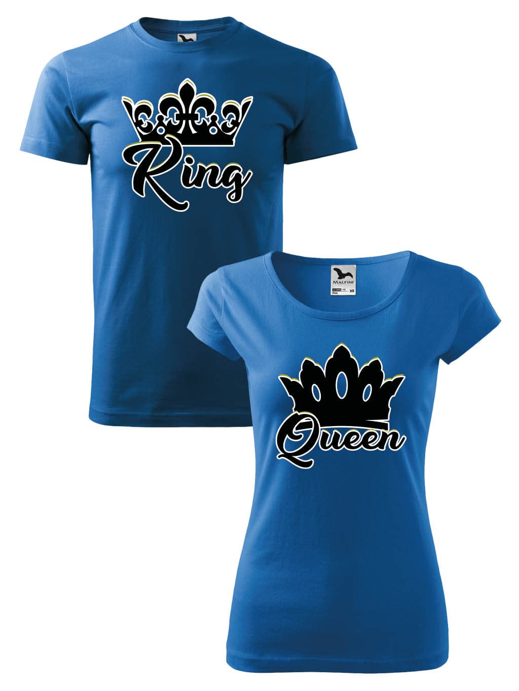 Trička pro páry King Queen