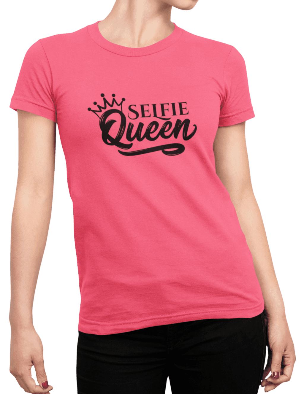 t shirt mockup of a woman posing with cropped face 87 el (5) (1)