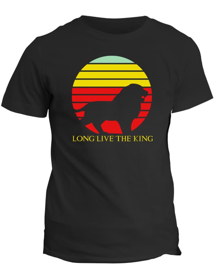 Tričko Lví král long live the king