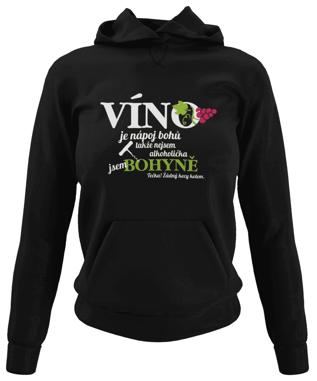 front view mockup of a women s ghosted hoodie 4434 el1 (2)