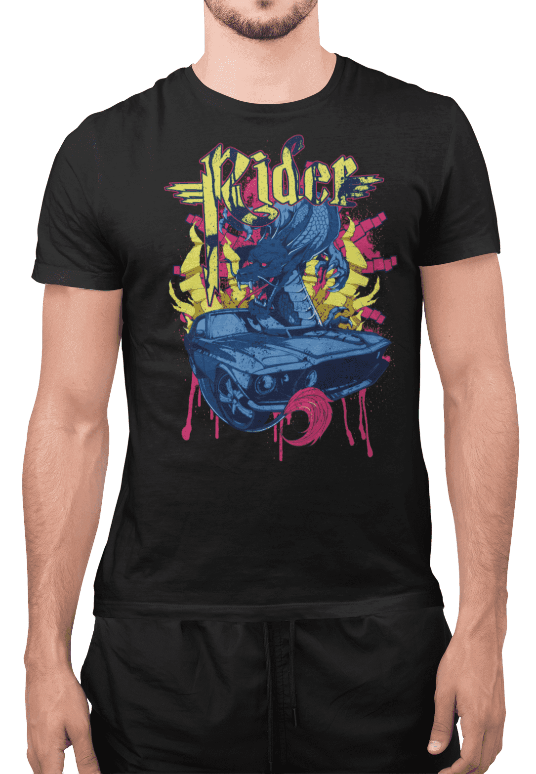 Tričko s potiskem Rider