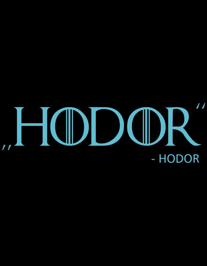 Tričko game of thrones HODOR