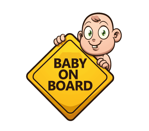 nahled baby on board kresba