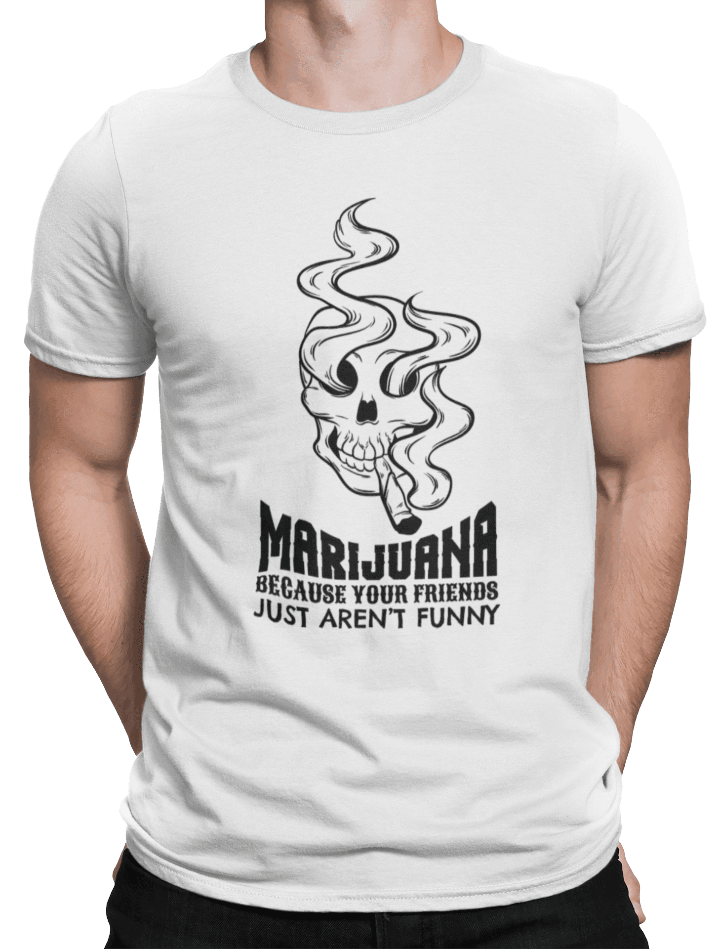 Tričko s potiskem Marijuana
