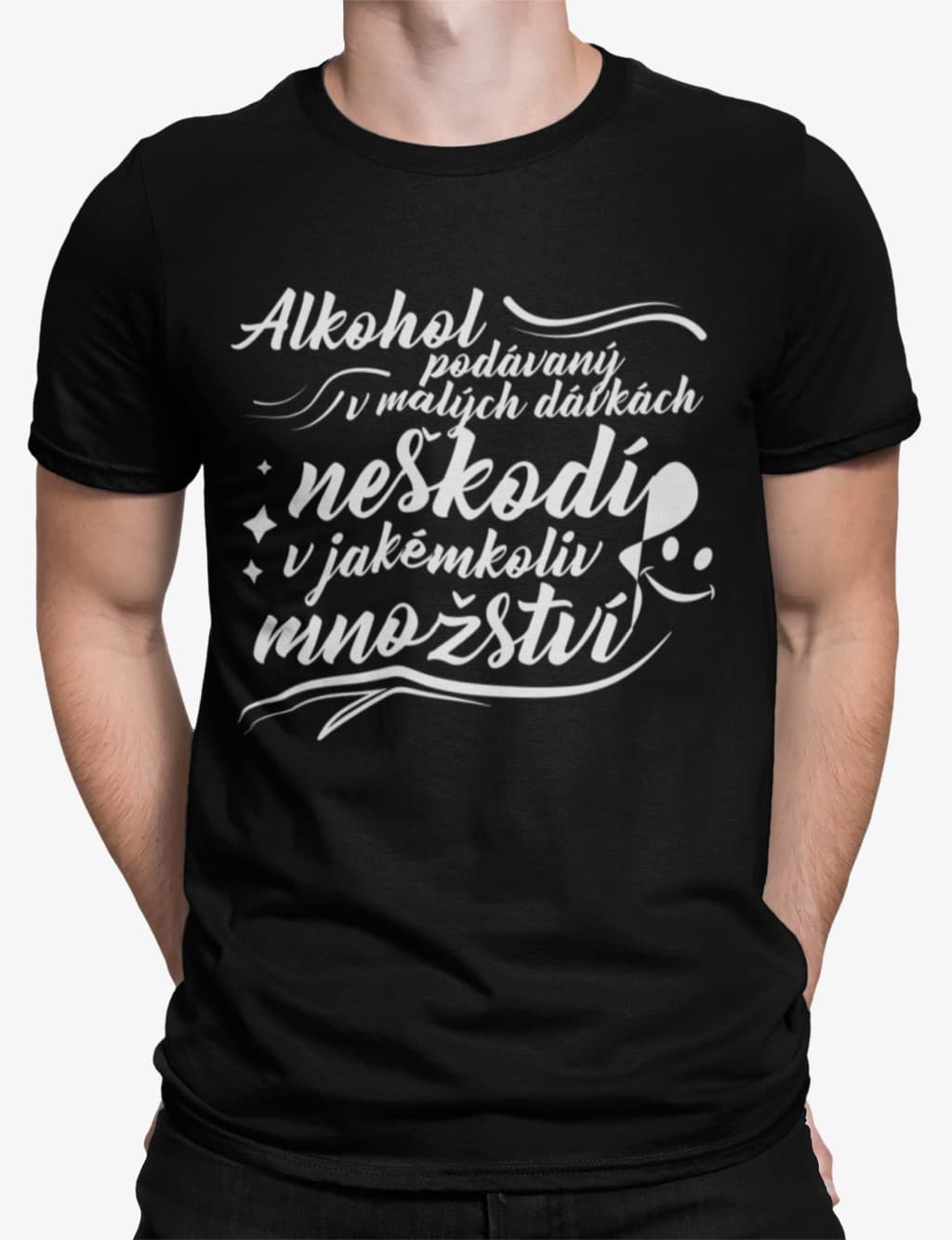 Tričko s potiskem Dávkování alkoholu