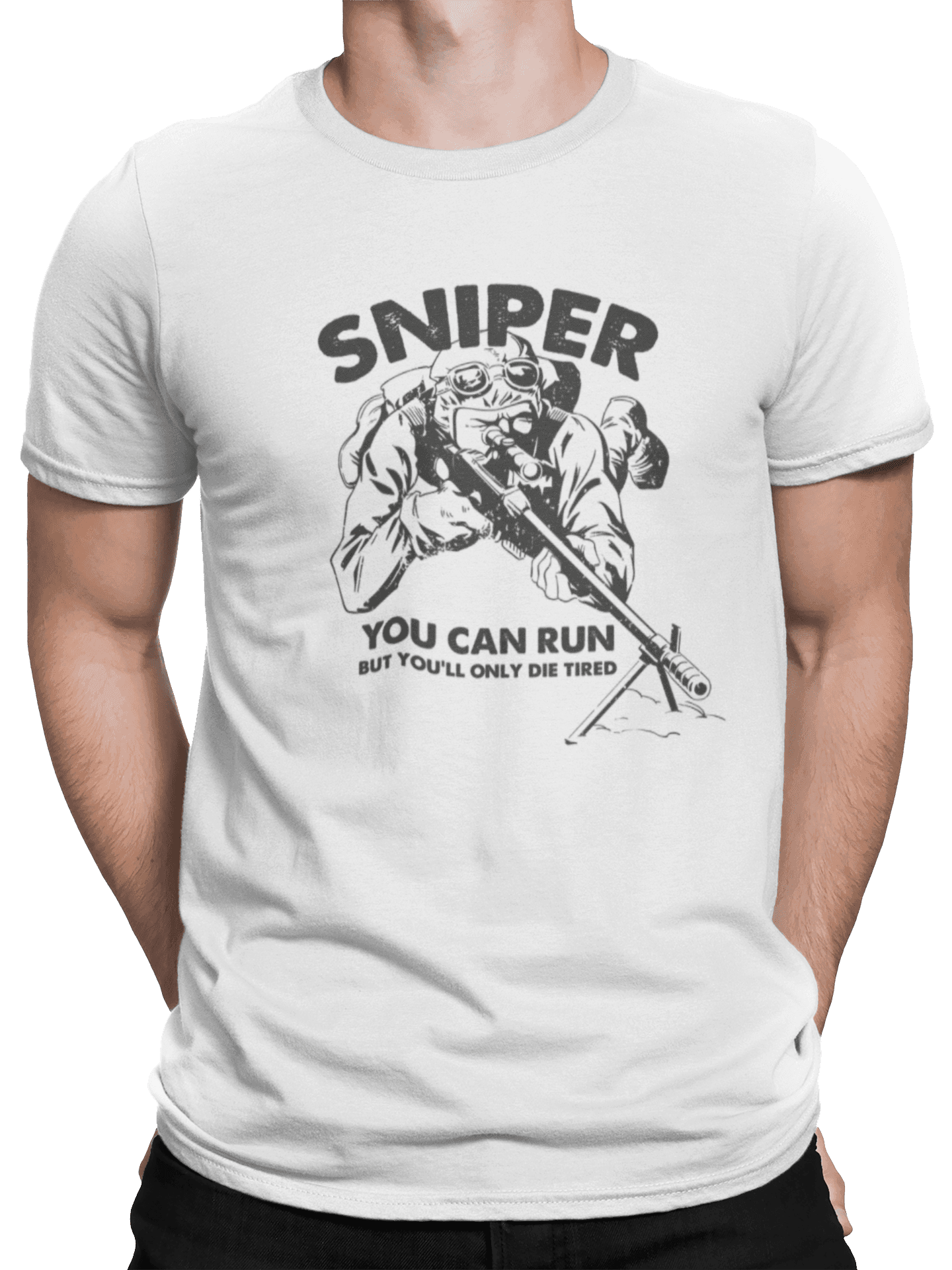 Tričko s potiskem Sniper