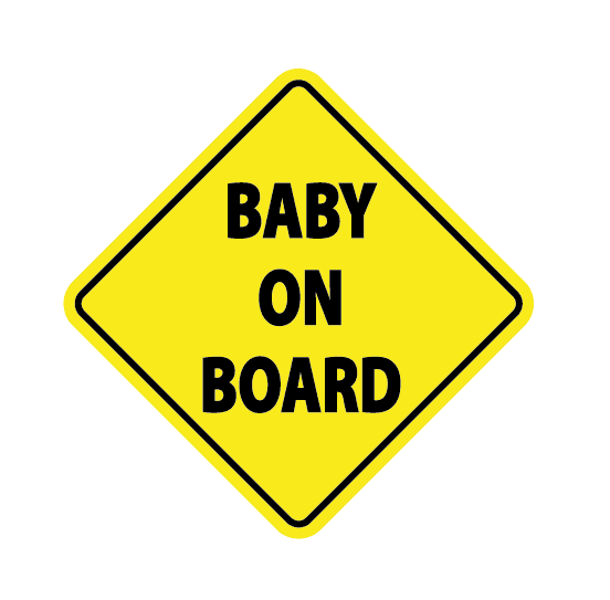 nahled baby on board 15x15cm