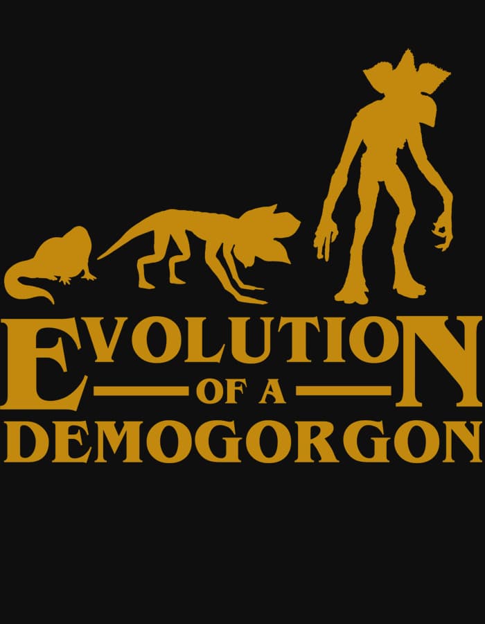 Mikina Stranger Things Evolution of Demogorgon