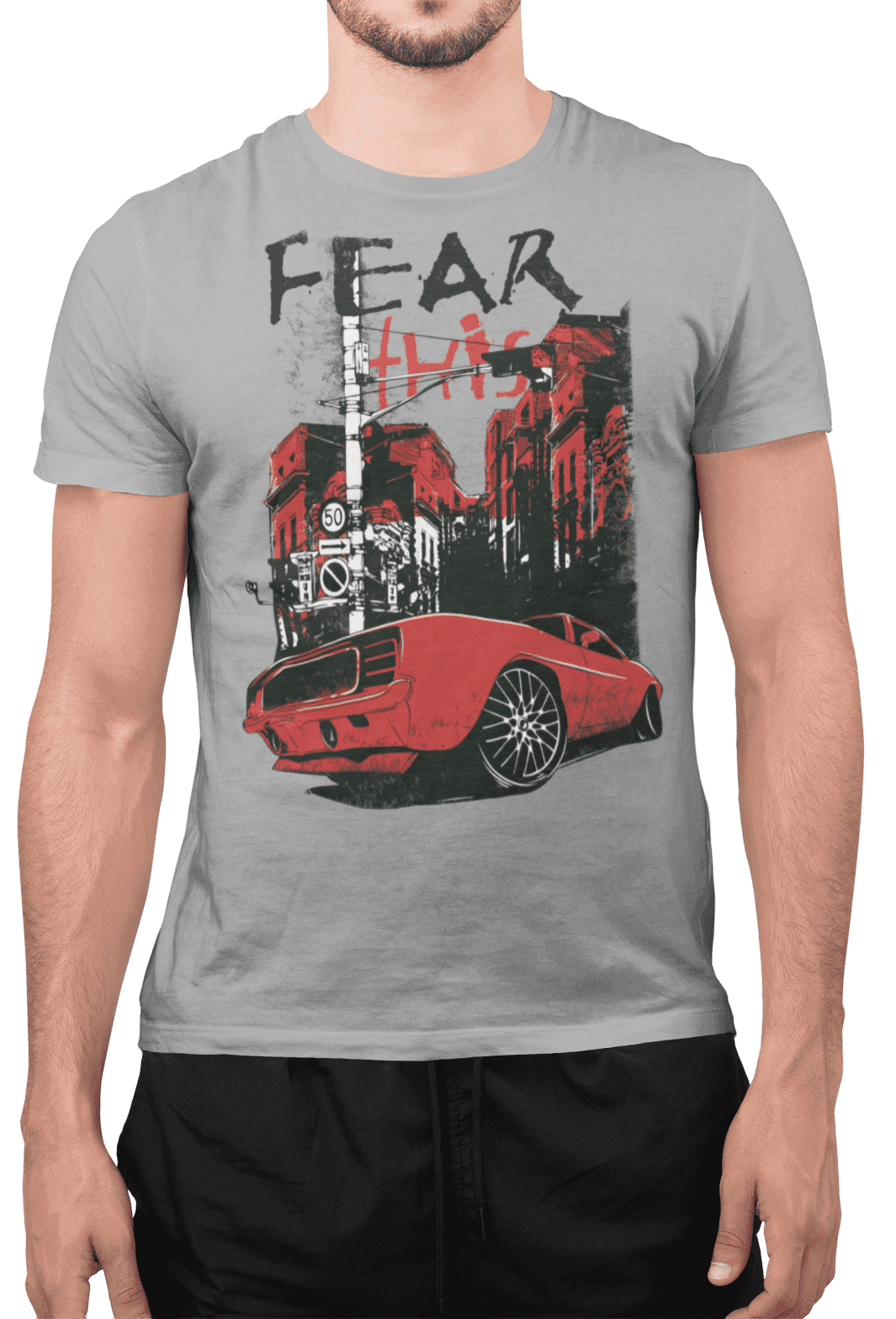 Tričko s potiskem Fear this