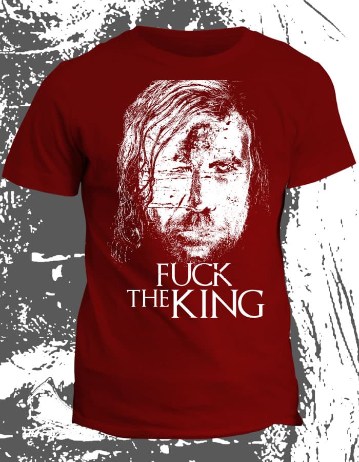 Tričko Game of Thrones - Fuck the king