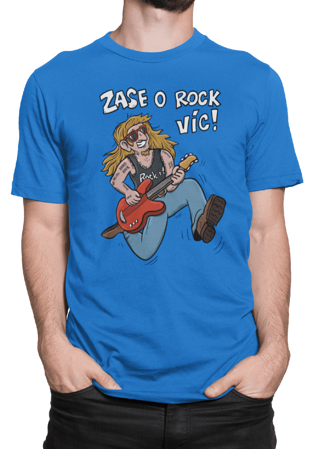 Tričko s potiskem O rock víc