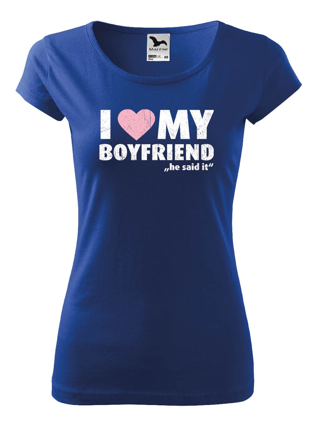 Tričko s potiskem I Love My Boyfriend