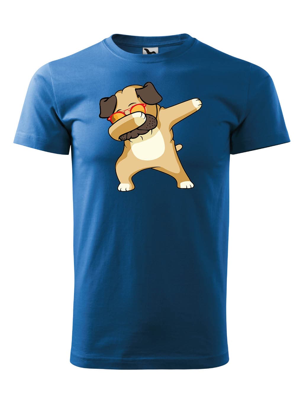 Tričko s potiskem Dabbing pug