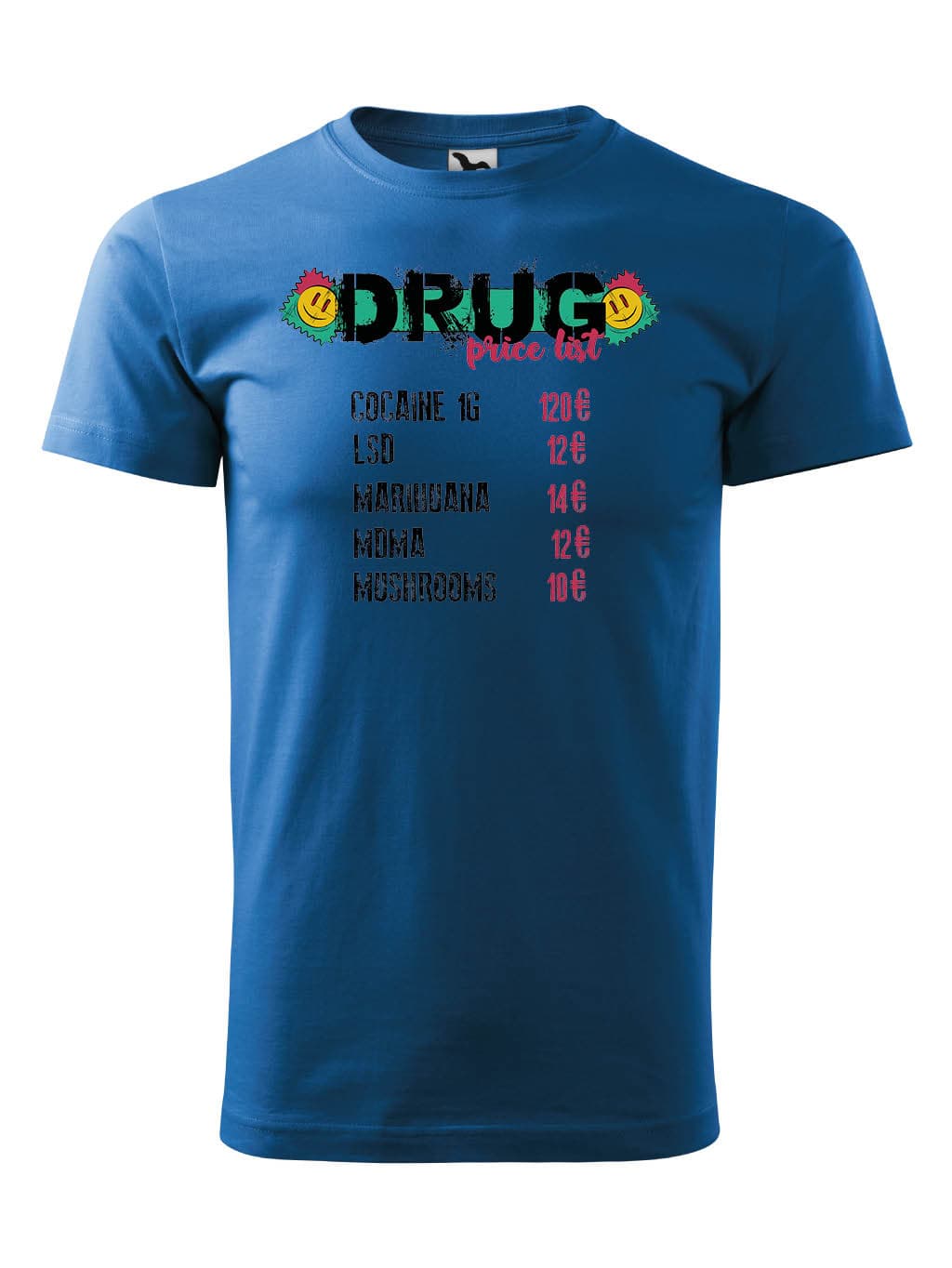 Tričko s potiskem Price list