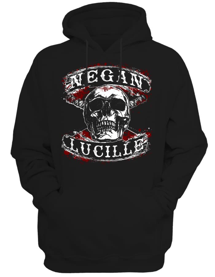 Mikina The Walking Dead Negan Lucille skull