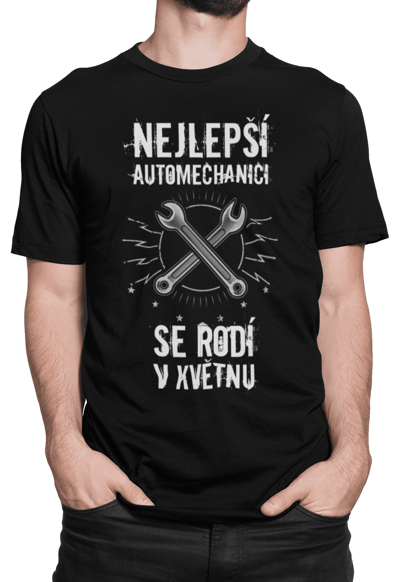 Profesní tričko Nejlepší automechanici se rodí