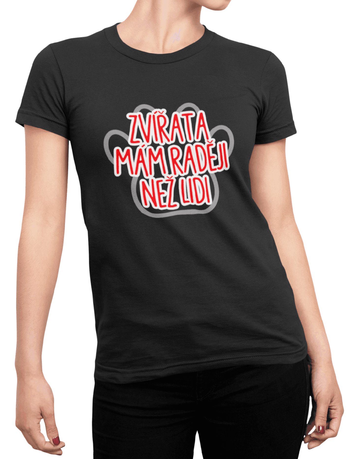 t shirt mockup of a woman posing with cropped face 87 el min
