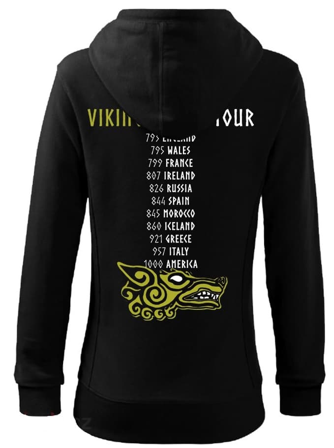 damska mikina vikings tour