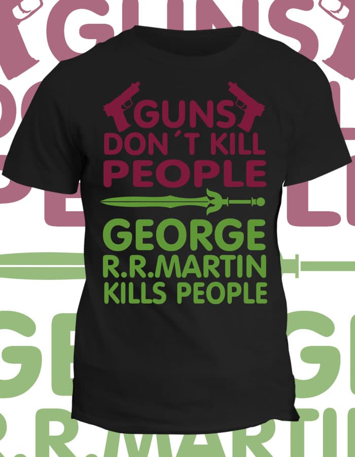 Tričko Game of Thrones - Guns dont kill people