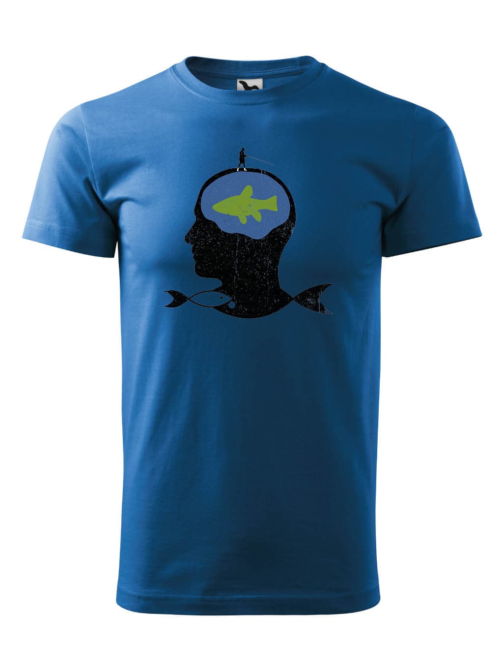 Tričko s potiskem Fish mind