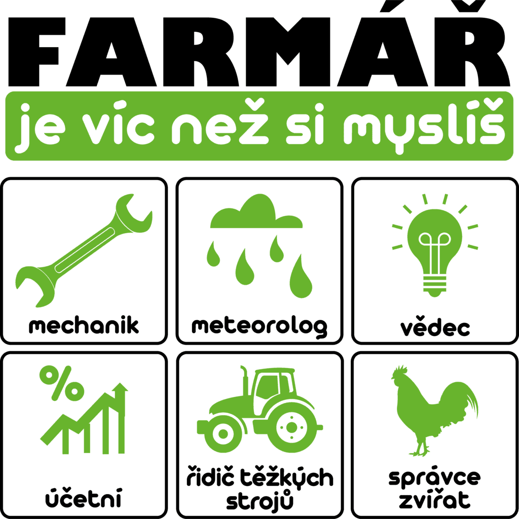 Mikina s potiskem Farmář je víc