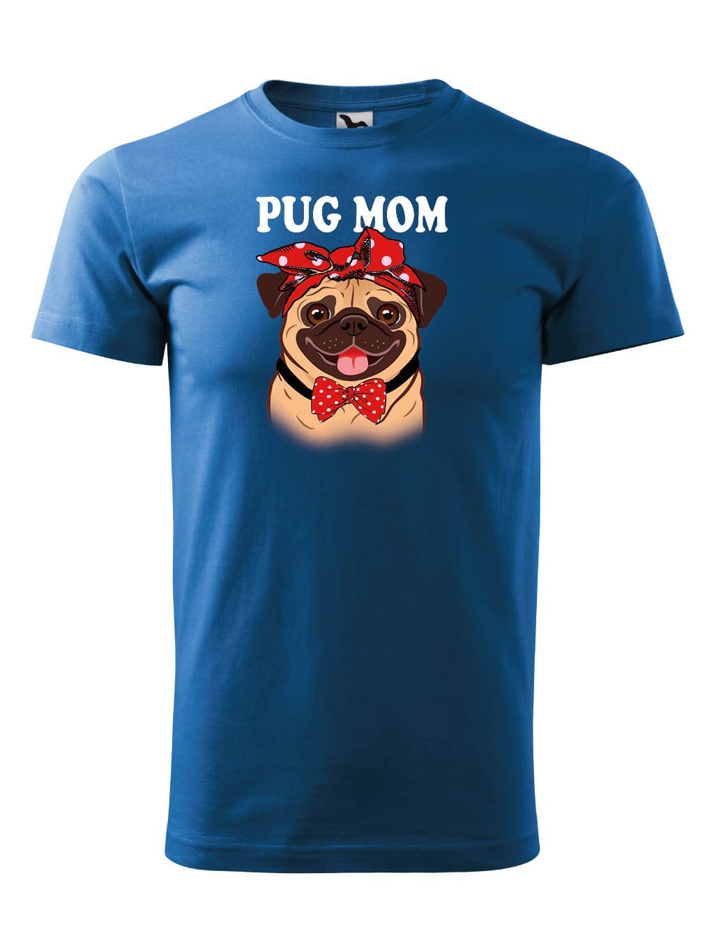 Tričko s potiskem Pug mom
