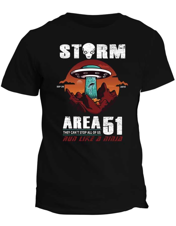 Tričko s potiskem AREA 51