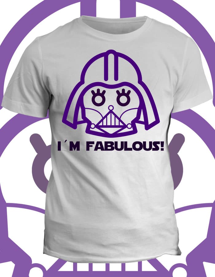 Tričko s potiskem I´m fabulous