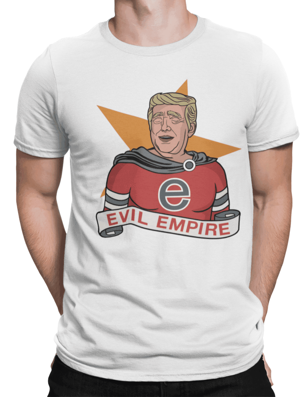tricko s potiskem Evil empire trump (1)
