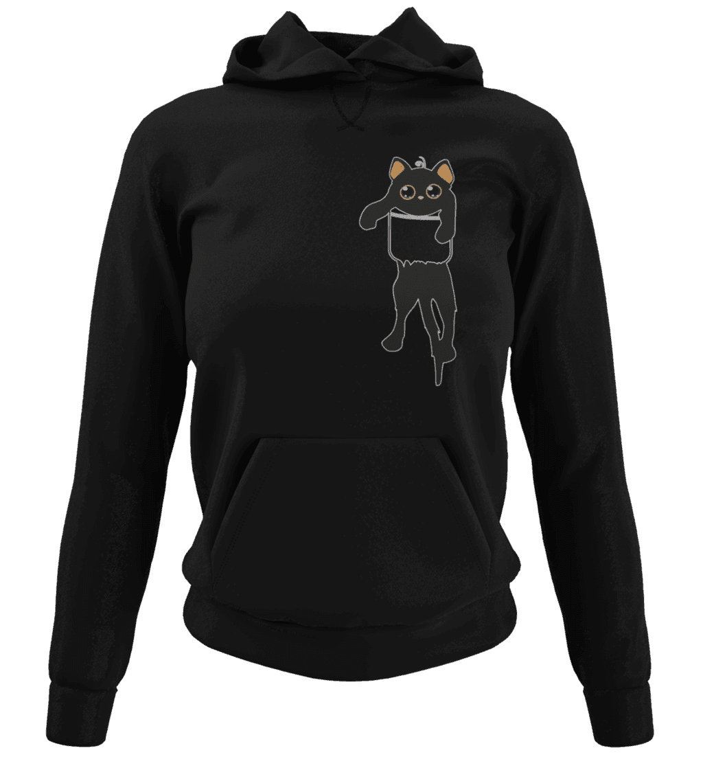 front view mockup of a women s ghosted hoodie 4434 el1 (3) (1)