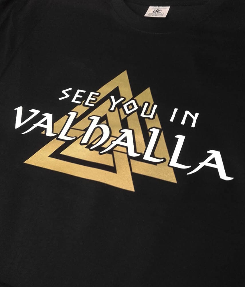 Tričko Vikingové - Vikings See you in Valhalla