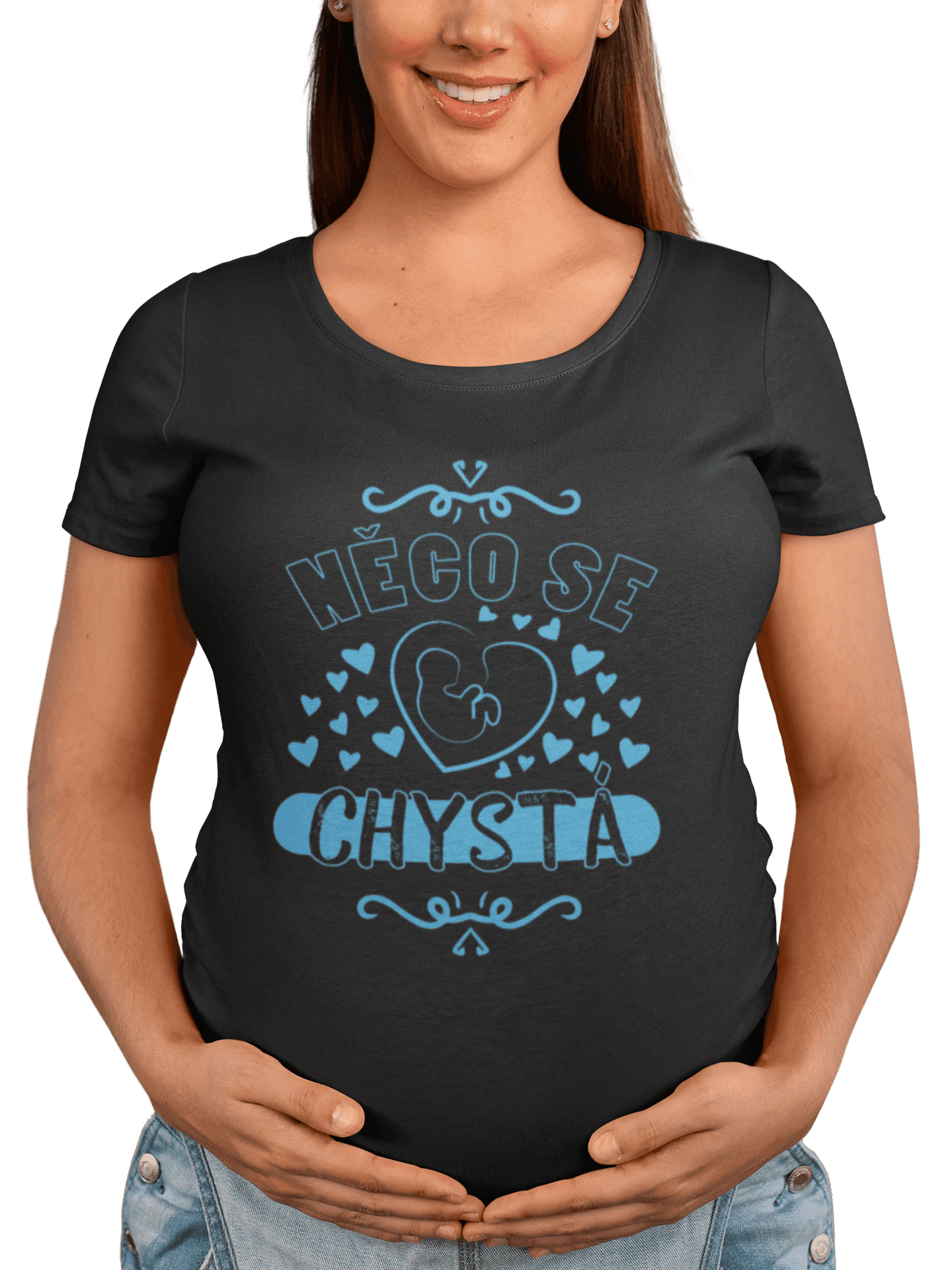 transparent t shirt mockup of a happy pregnant woman 26669 (2) min