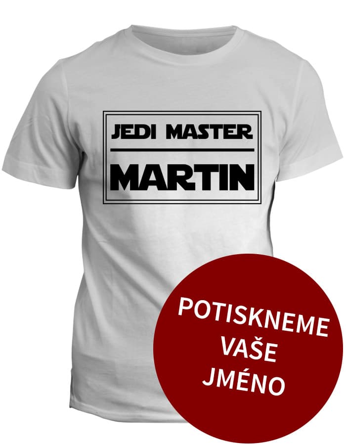Tričko s potiskem Star Wars Jedi master