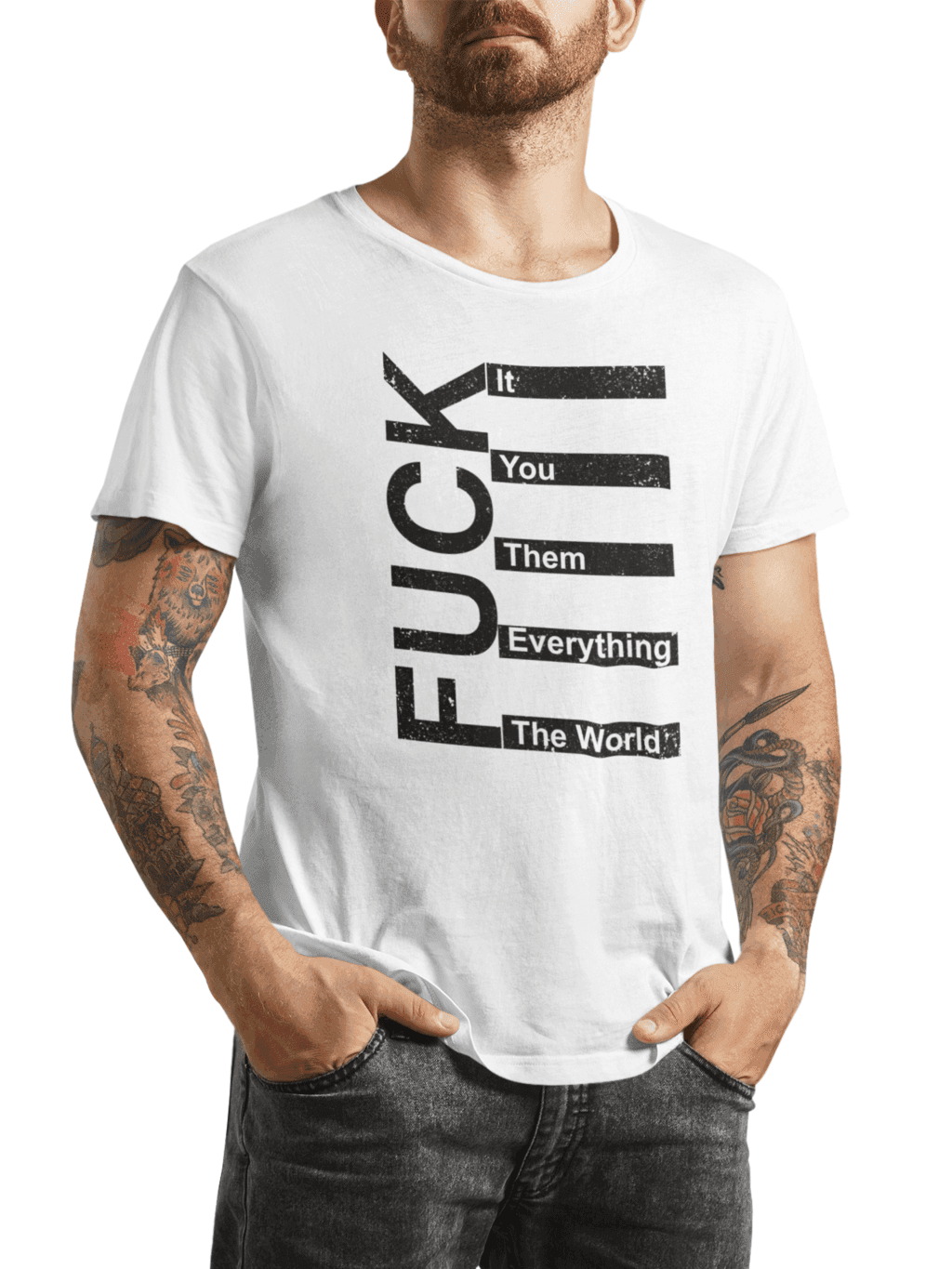 t shirt mockup of a bearded tattooed cropped face man at a studio m5364 r el2 (1)
