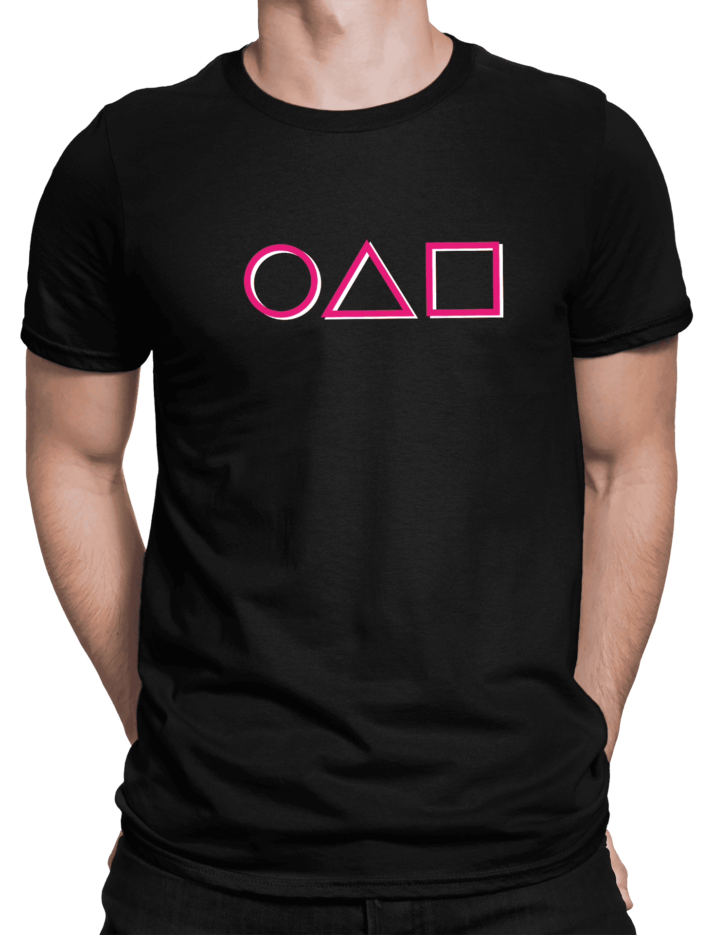 Tričko s potiskem Hra na oliheň - barevné symboly