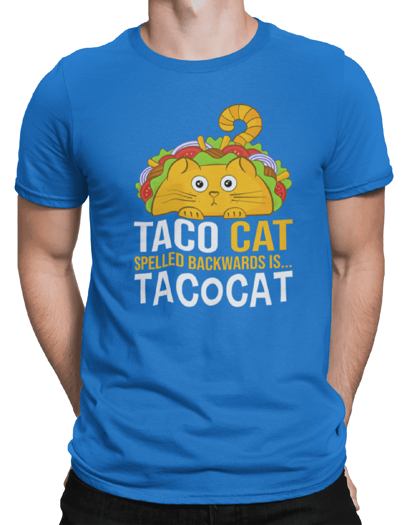 Tričko s potiskem Taco cat