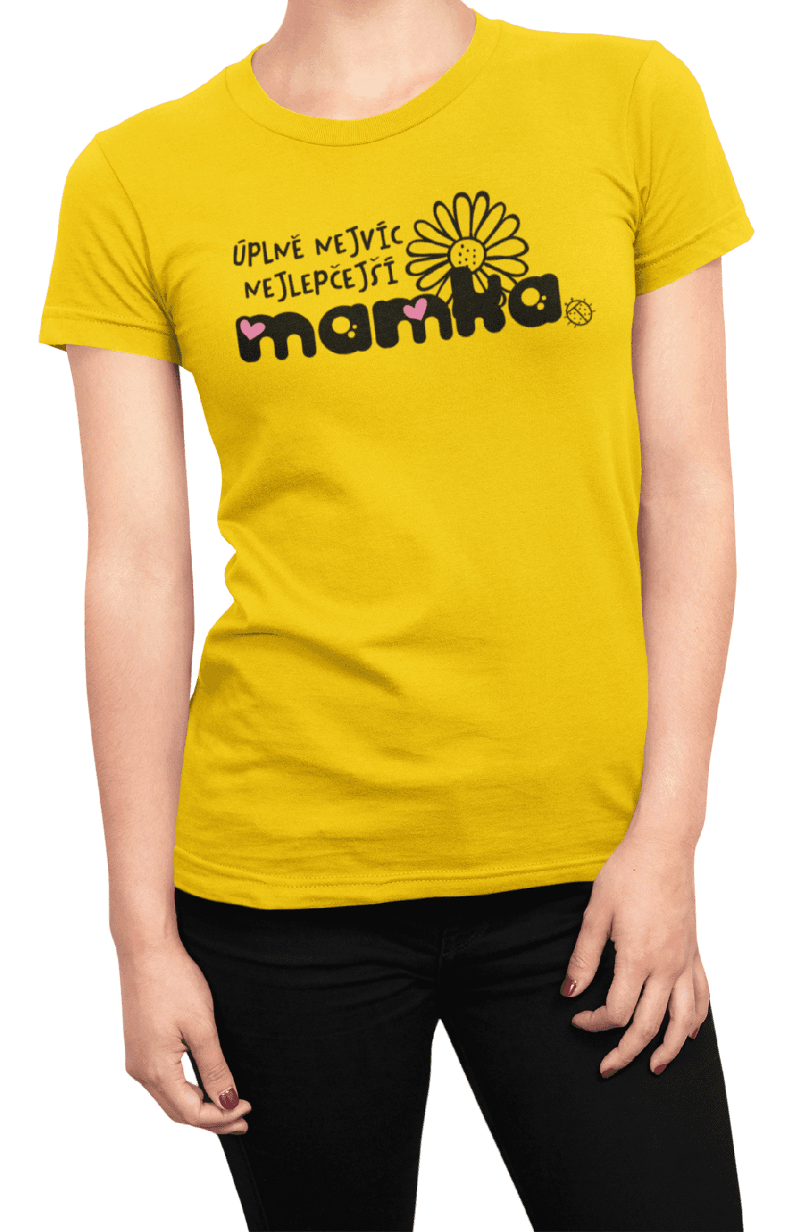 Tričko s potiskem Úplně nejlepší maminka