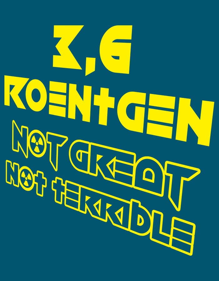 Tričko Chernobyl 3,6 roentgen