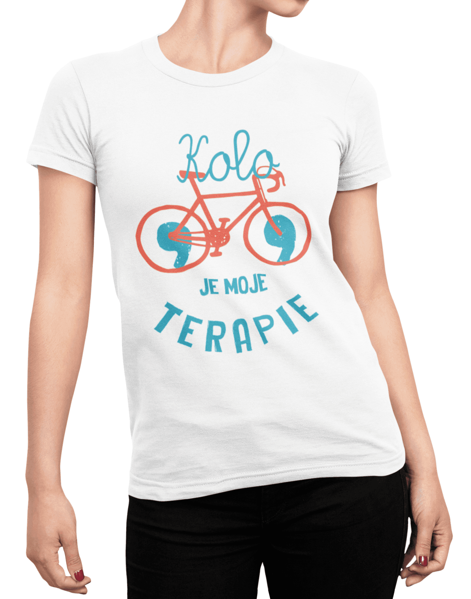 t shirt mockup of a woman posing with cropped face 87 el min