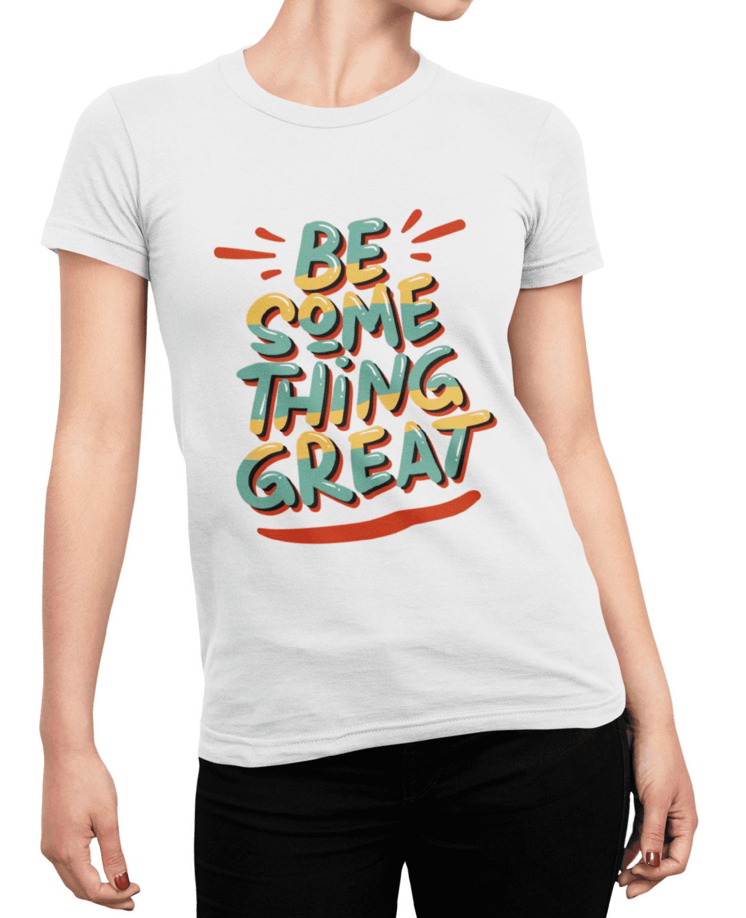 t shirt mockup of a woman posing with cropped face 87 el (1) min