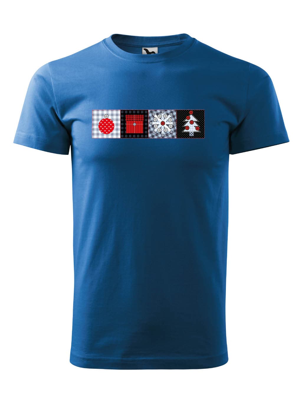 Vánoční tričko Patchwork3