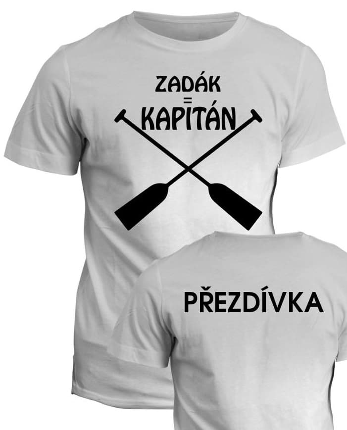 Vodácké tričko Zadák = kapitán