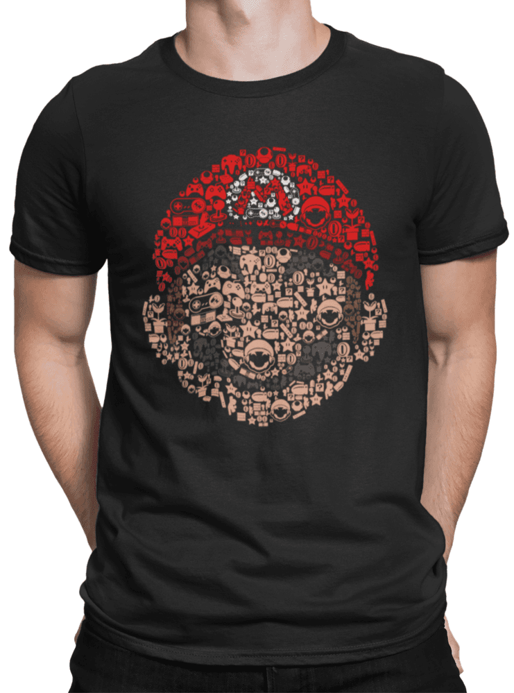 tricko s potiskem mario (1)